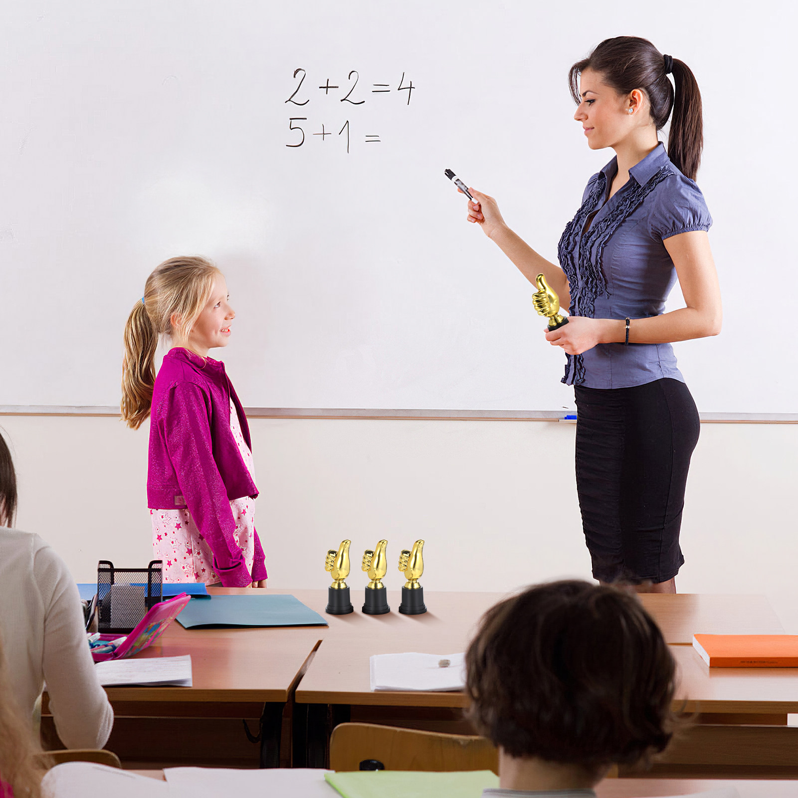 6 قطع من كؤوس الجوائز الإبداعي - مراجعة Kids Education Motivation وسعره