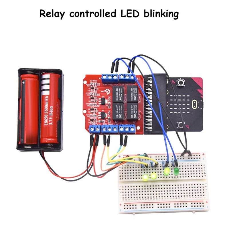 وحدة ترحيل TCE Microbit رباعية - مراجعة Kids Education Channel وسعره