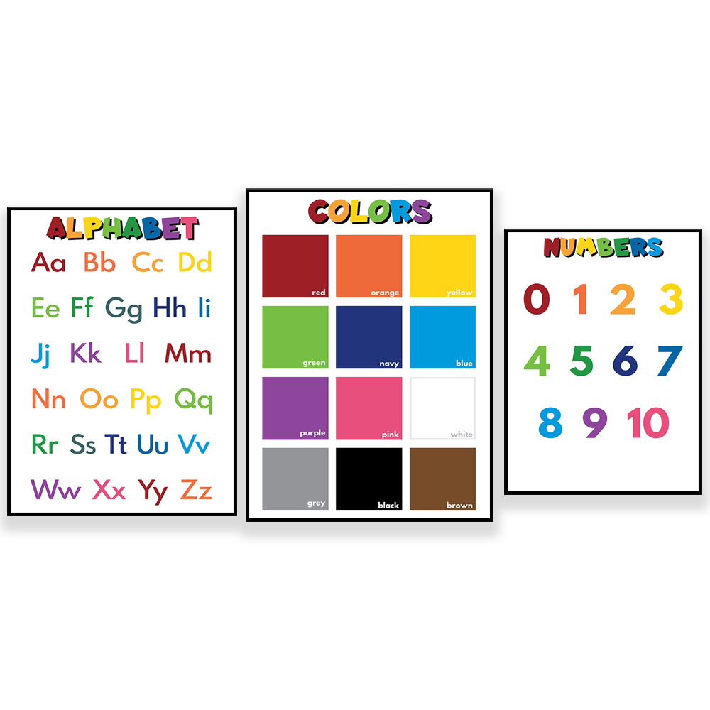 أسماء الألوان، الحروف الأبجدية - مراجعة Kids Education Name وسعره
