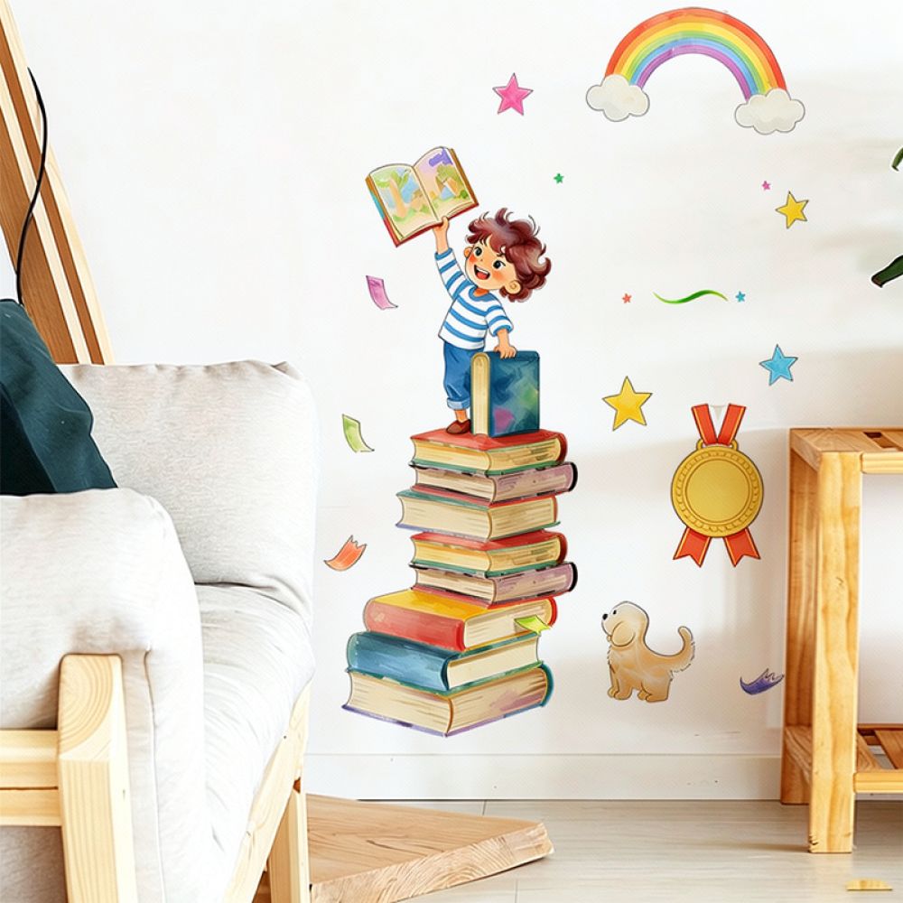 ملصقات جدارية بعبارات إنجليزية - مراجعة Kids Education Motivation وسعره